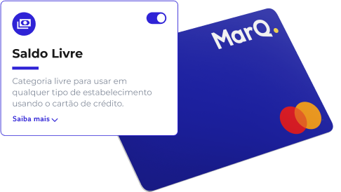 Saldo Livre do Cartão de Benefícios Flexíveis MarQFlex
