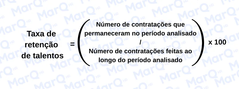 Cálculo de Taxa de retenção de talentos